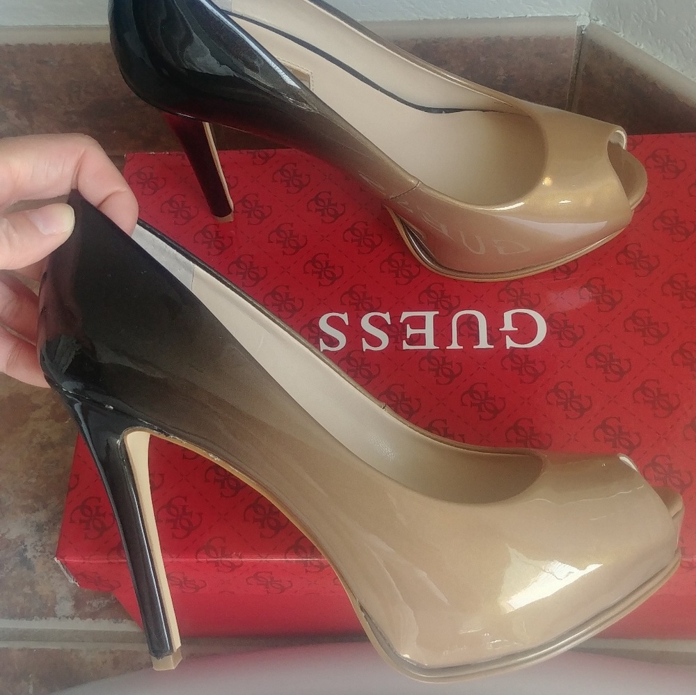 Guess ombre hohora heels size 7.5